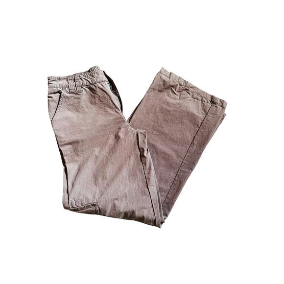 🍁 BUNDLE ONLY - 5/$15 RSQ Khaki Colored Wide Leg Cargo Pant - size medium - Picture 2 of 7